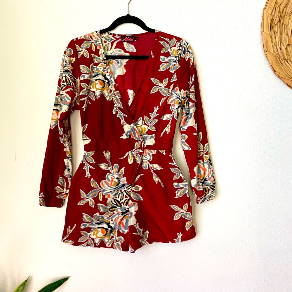 Motel, free people, romper size medium